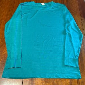 Zyia Teal Chill Top Long Sleeve Size XXXL
